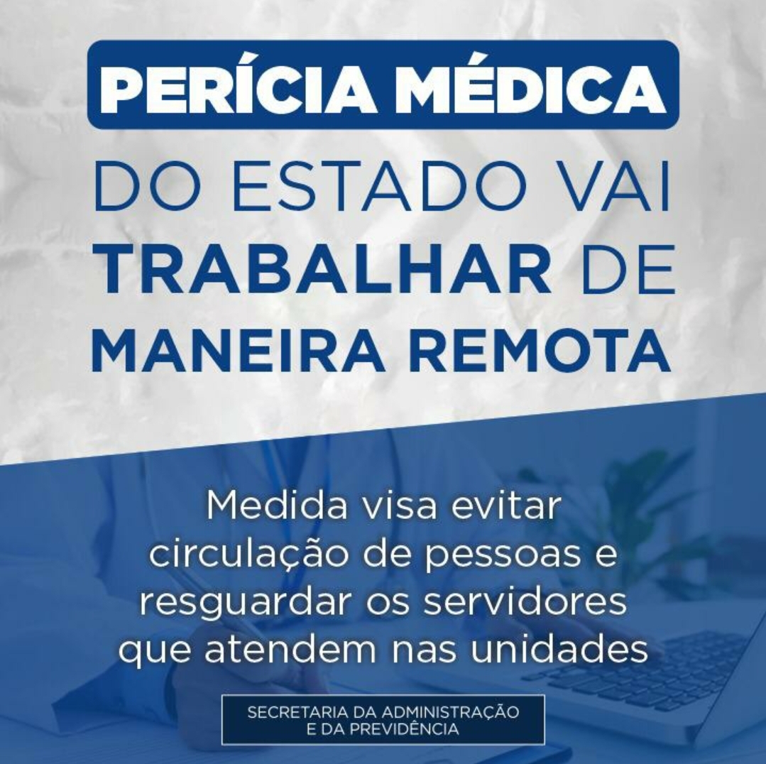cartaz perícia remota